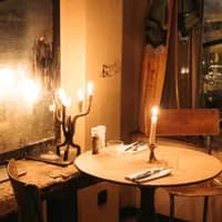 Bar-Grill Marathonweg table by candlelight