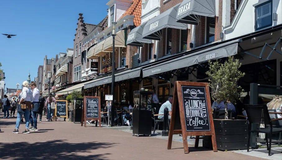 Koemarkt in Purmerend on a sunny day.