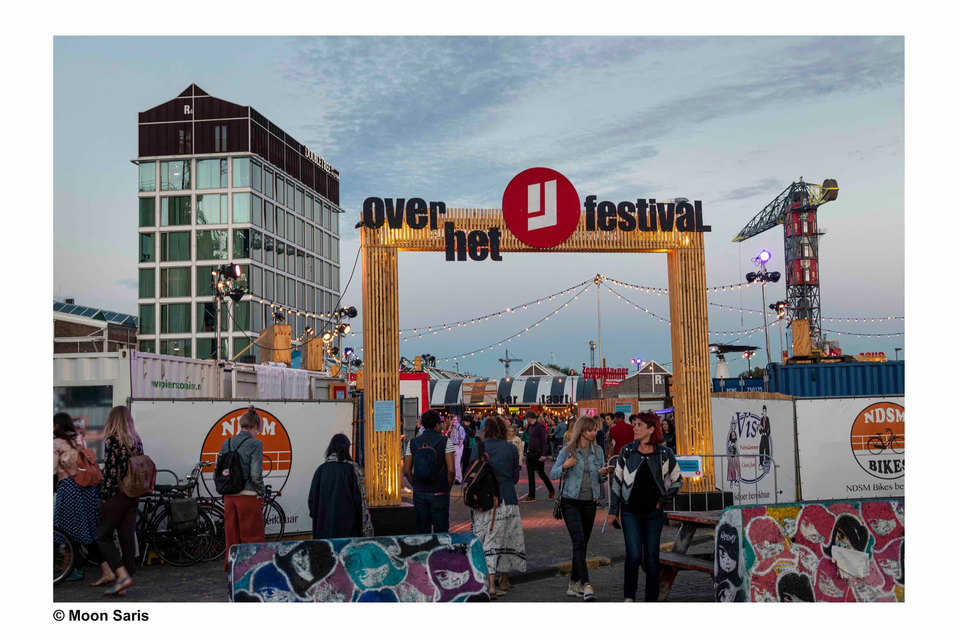 Over het IJ Festival at the NDSM-wharf