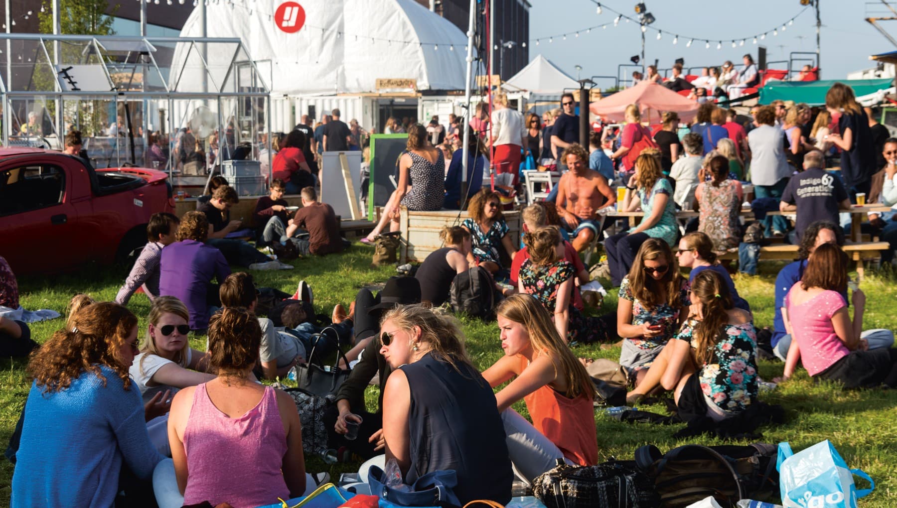 Over het IJ Festival at the NDSM-wharf