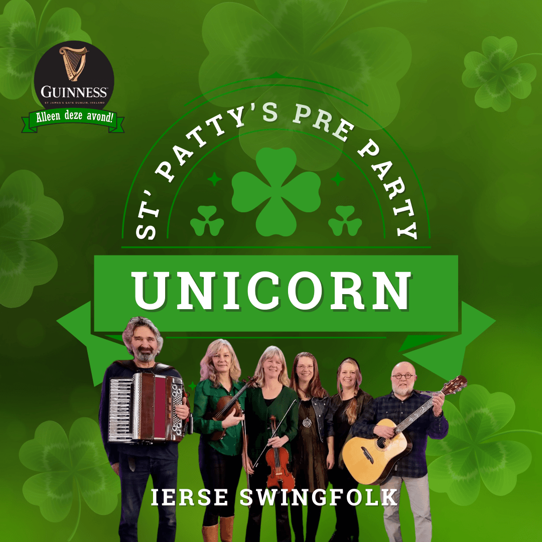 St. Patty's pre party | Ierse swingband Unicorn