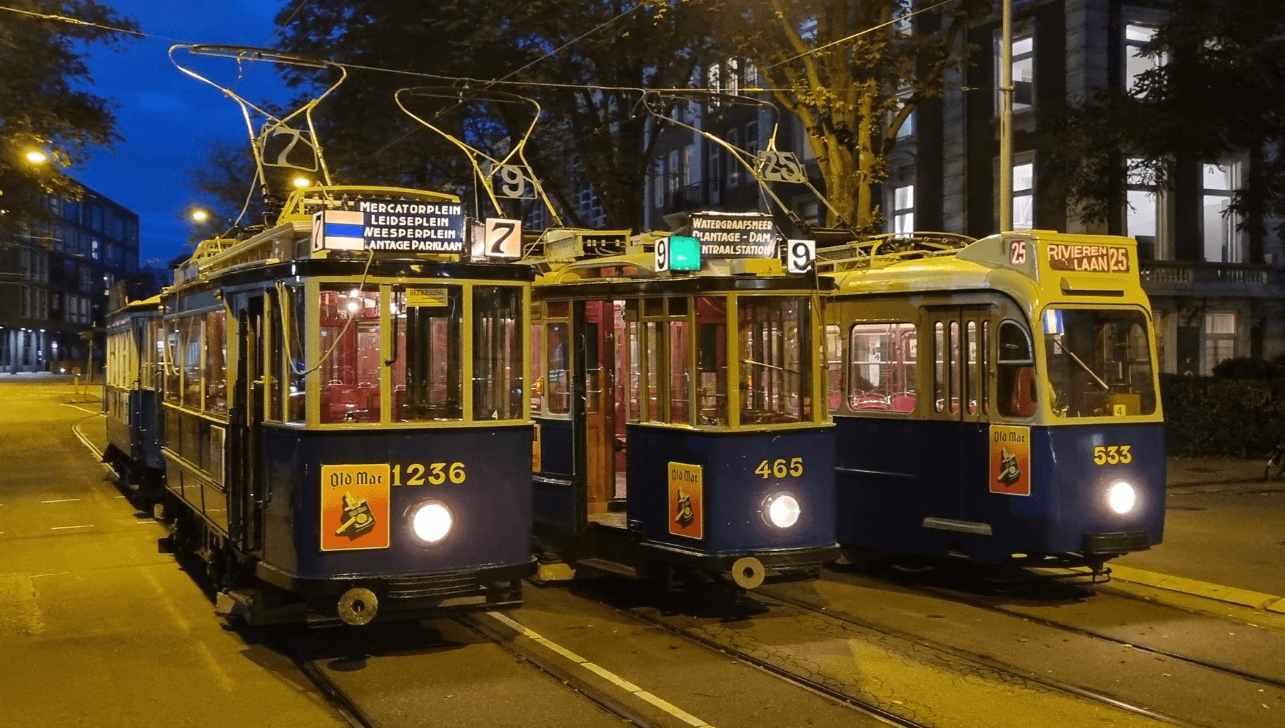 Crocus rides with museum streetcars