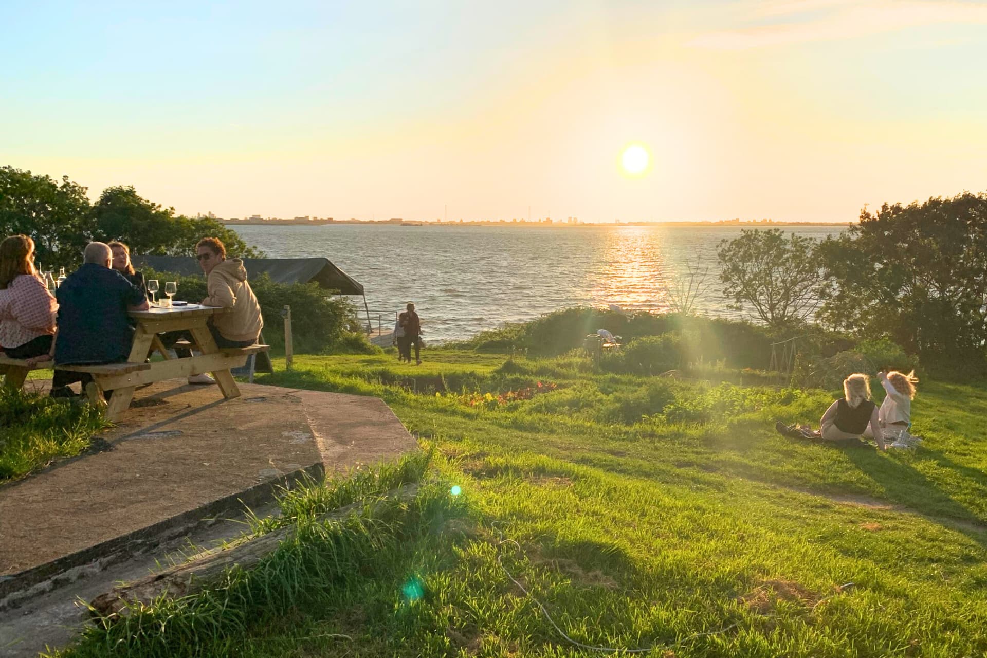 Pop-up restaurant Zomerlicht op Pampus