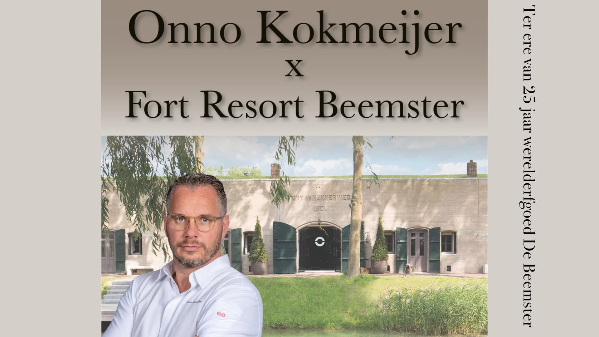 Lunch met Onno Kokmeijer bij Fort Resort Beemster