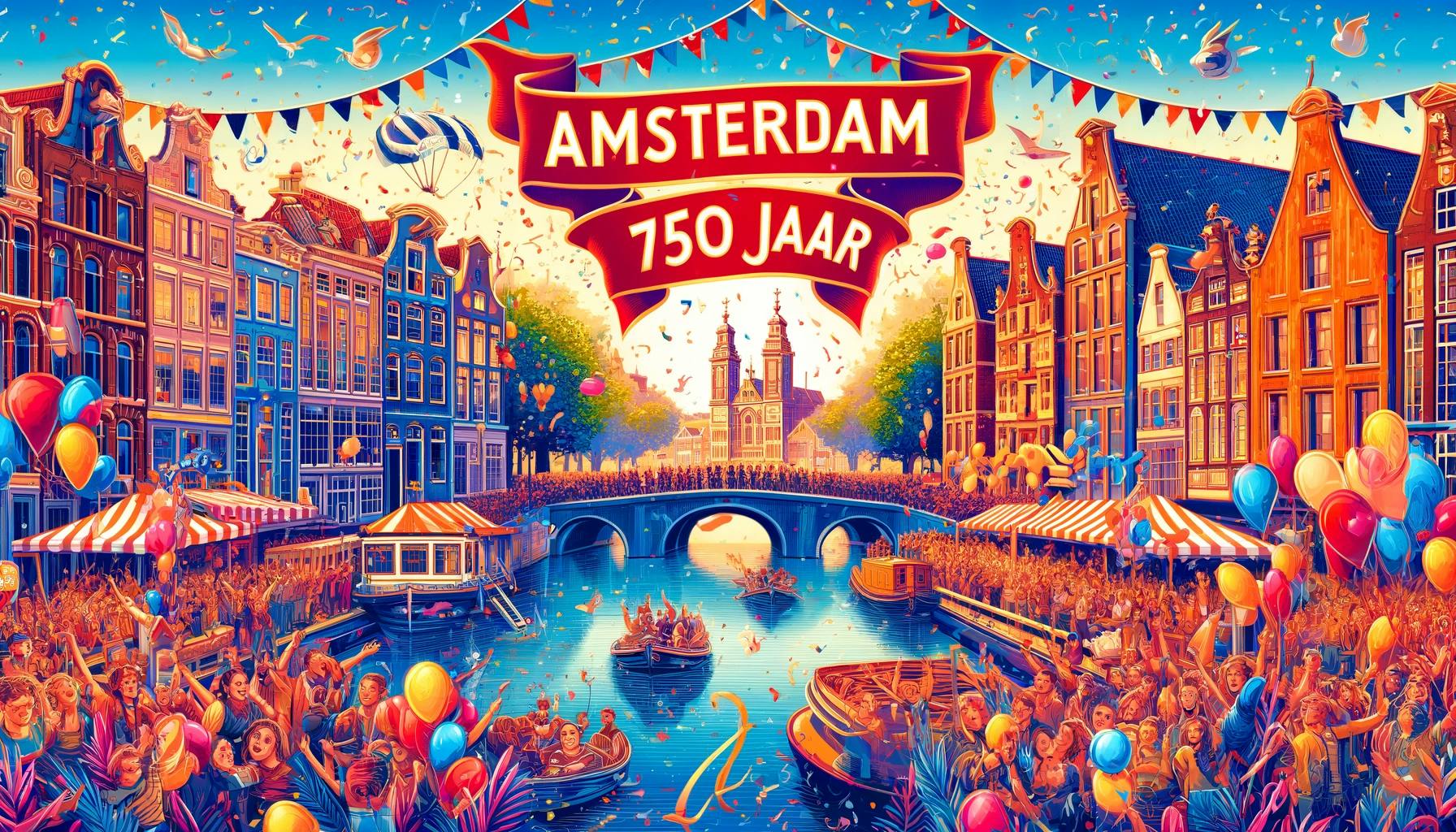 Amsterdam viert 750ste verjaardag