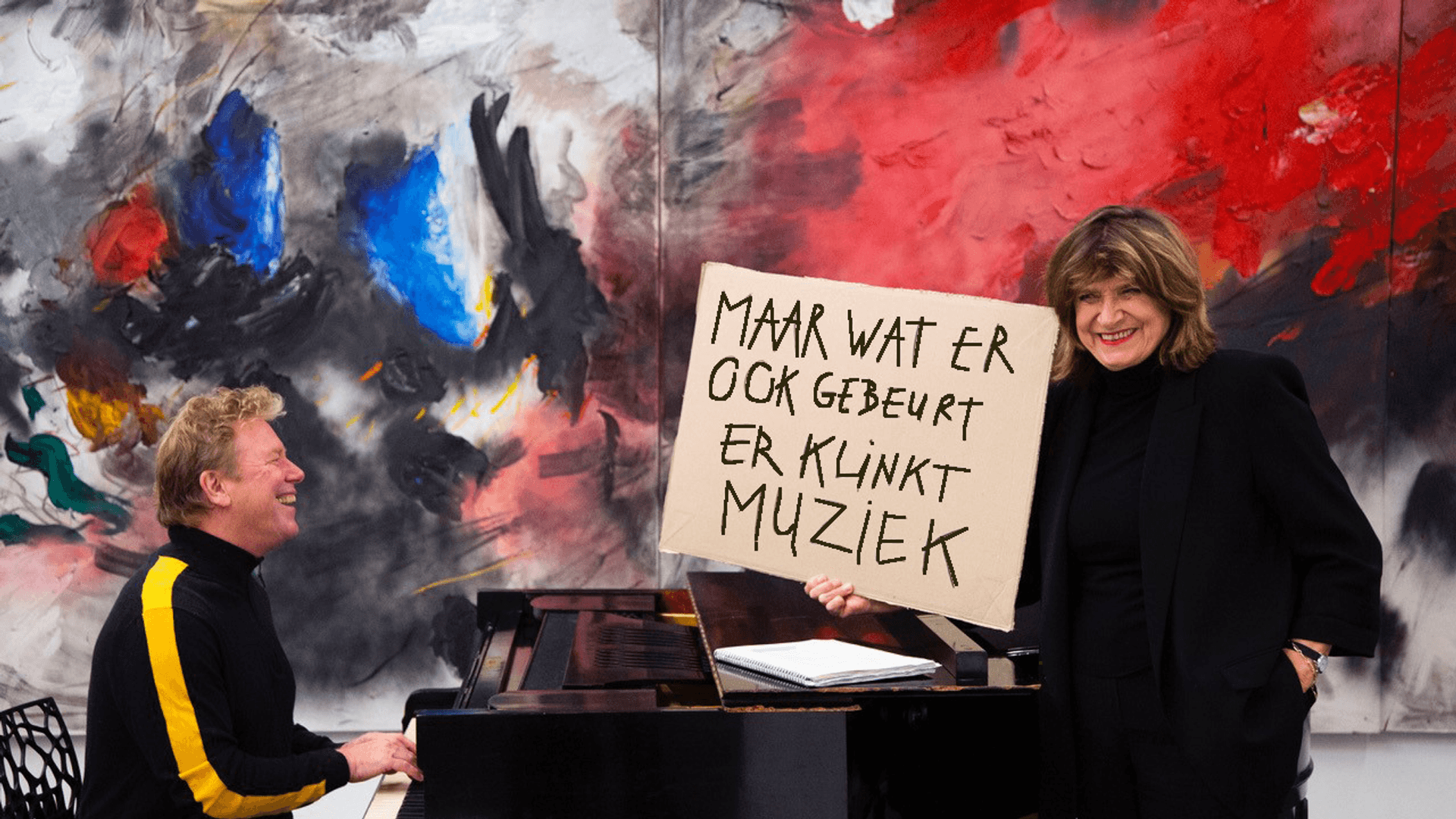 Maar wat er ook gebeurt er klinkt muziek Olga Zuiderhoek + Gerard Bouwhuis