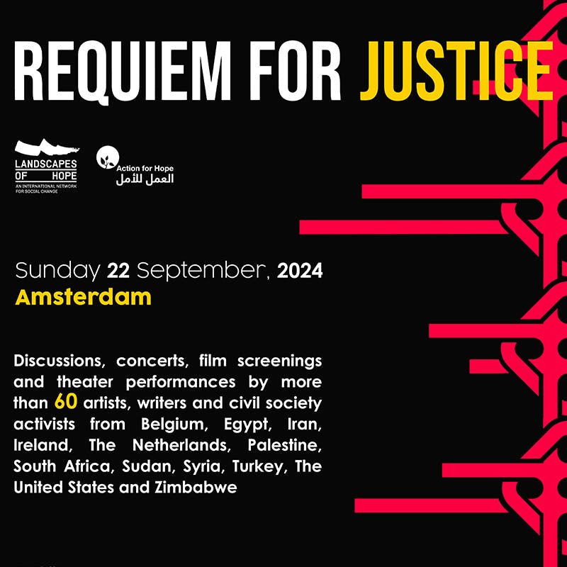 Requiem for justice 2024 in Podium Mozaïek