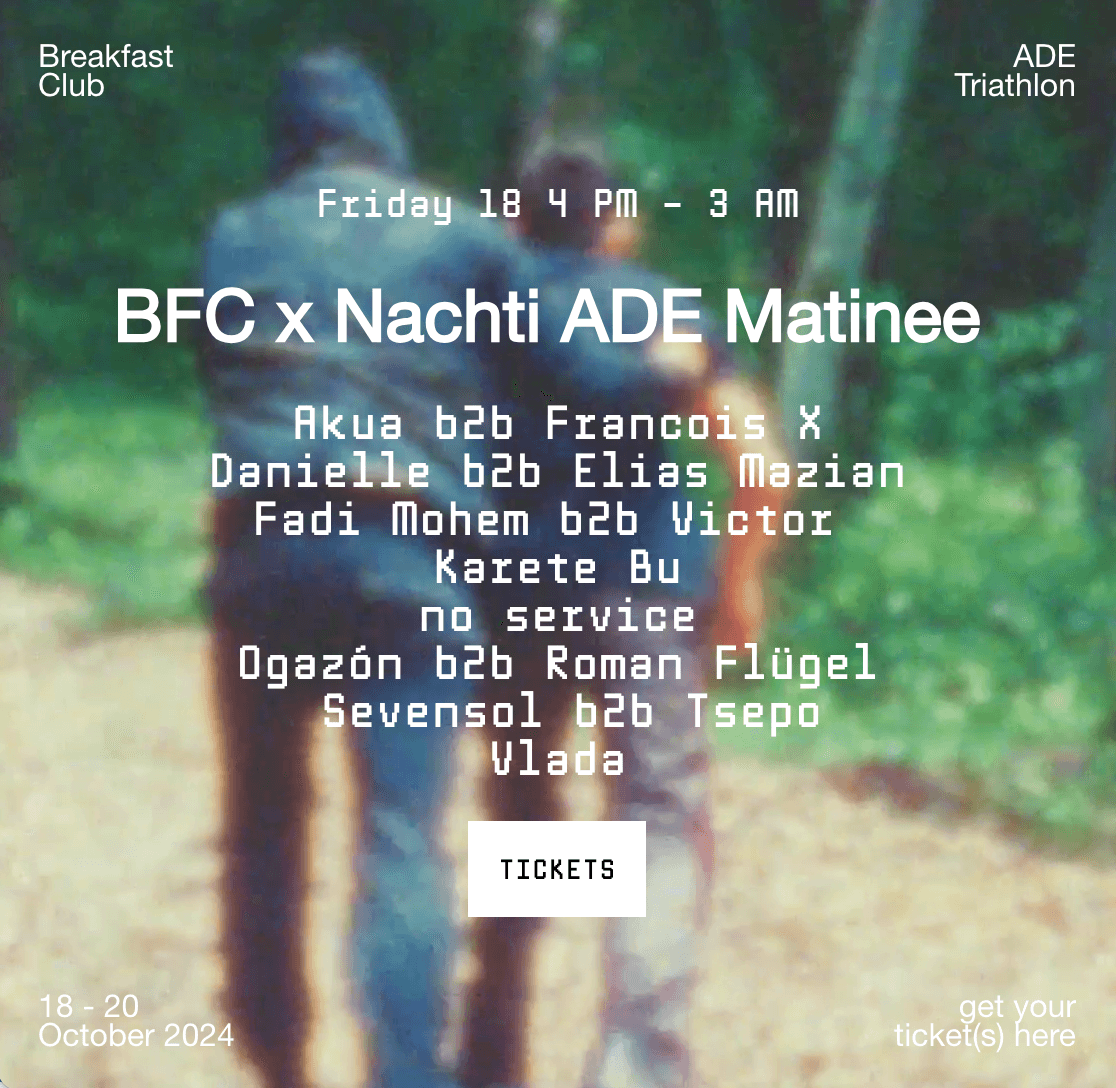 ADE: Pllek w/ Breakfast Club & Nachtdigital