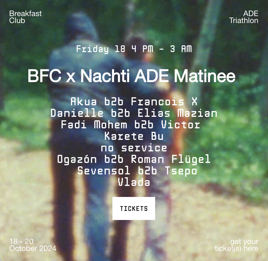 ADE: Pllek w/ Breakfast Club & Nachtdigital