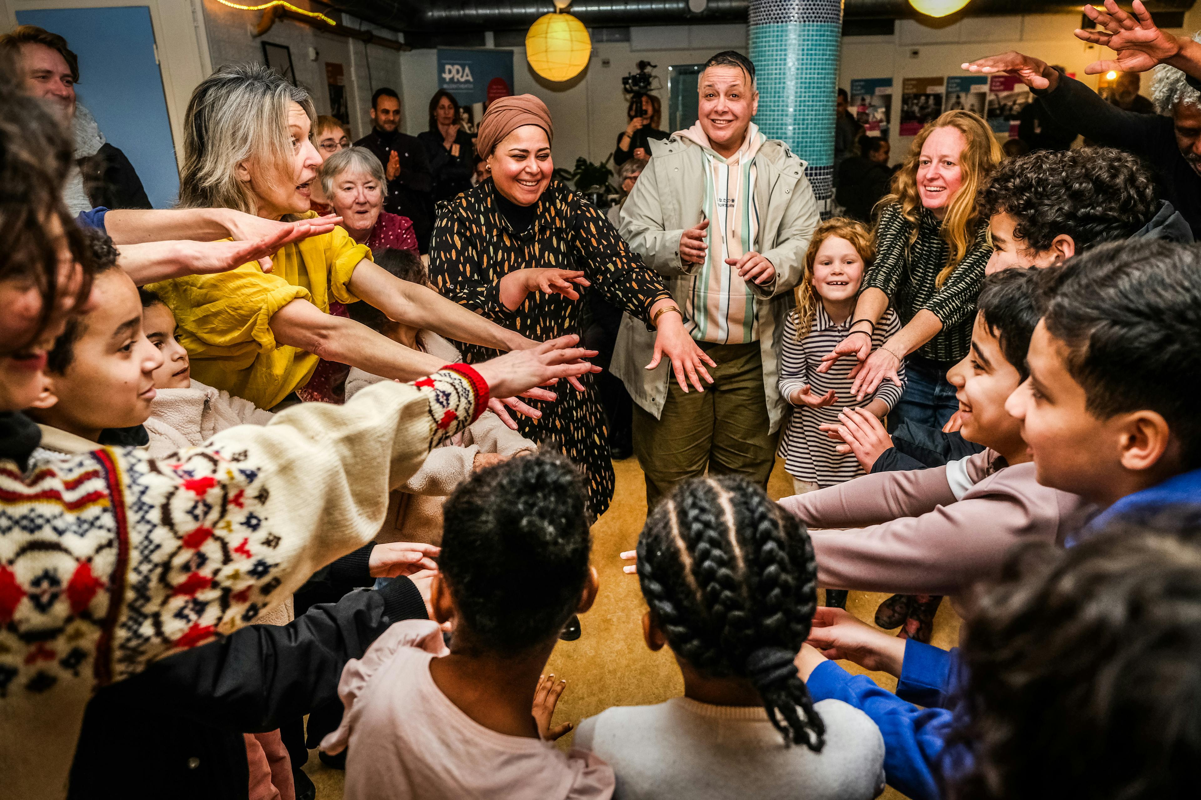 Singing, dancing and storytelling at 'Living in your Neighbourhood'