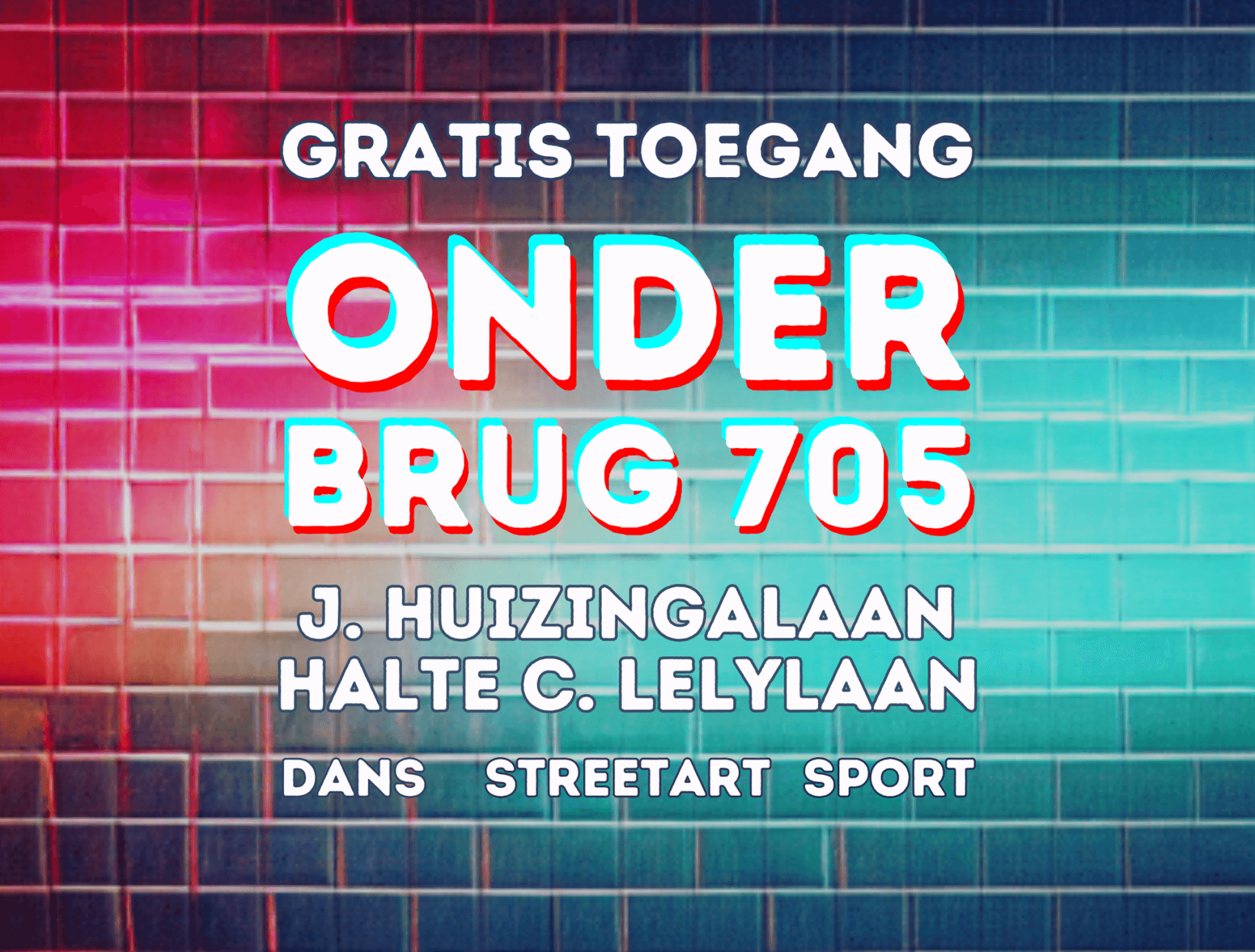 Onder Brug 705: dans, sport en streetart (12+)