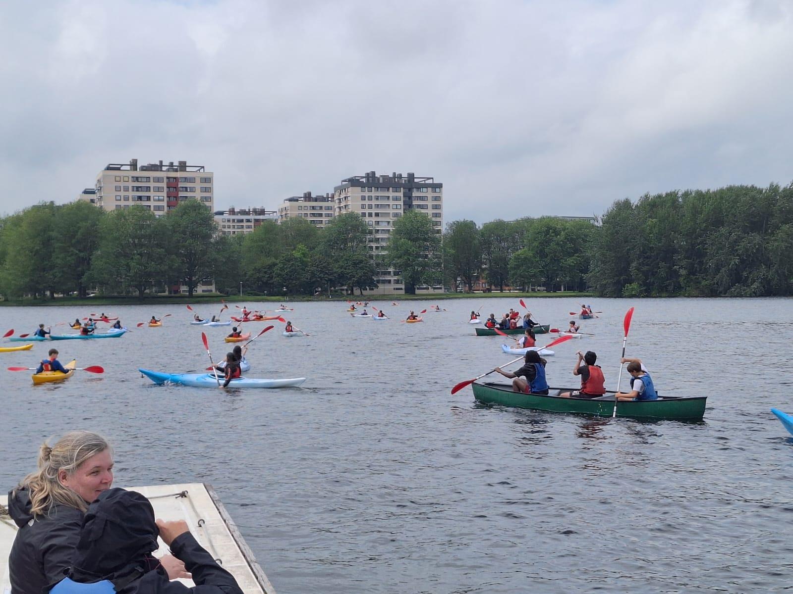 Kajakken en kanoën over de Sloterplas (7+)