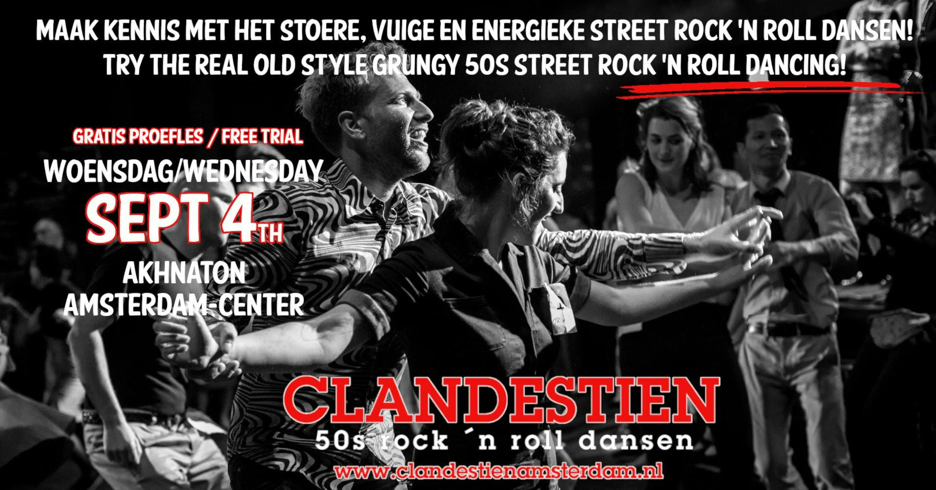 Maak kennis met de onvervalste vintage swing: 50's rock 'n roll & boogie dansen