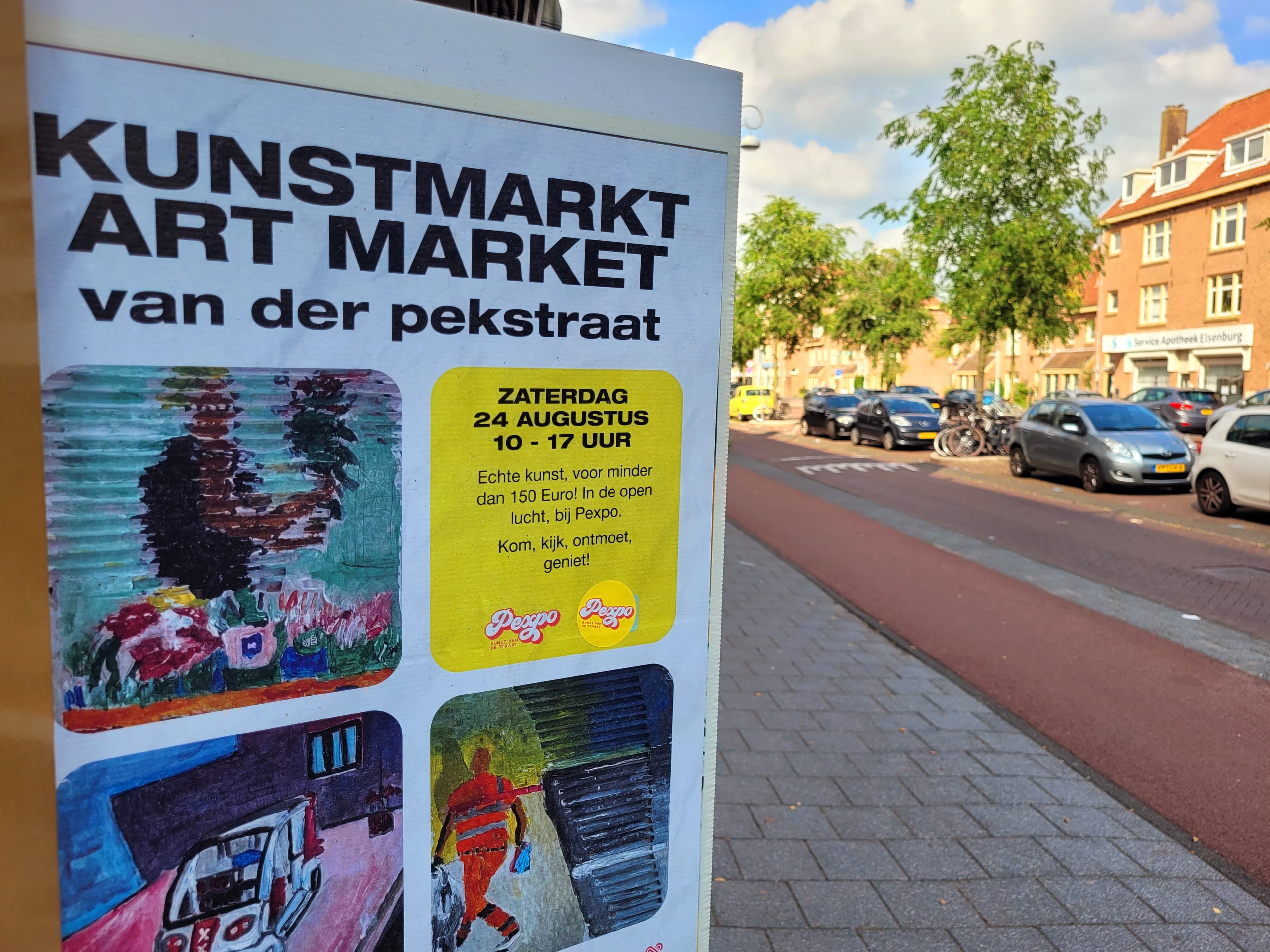 Kunstmarkt Van der Pekstraat