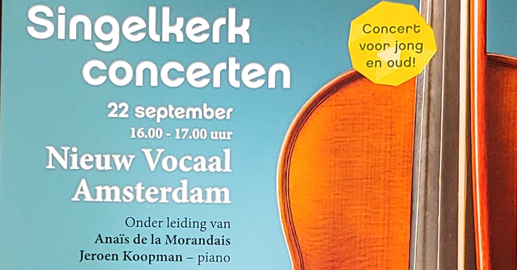 Singelkerkconcert met Nieuw Vocaal Amsterdam