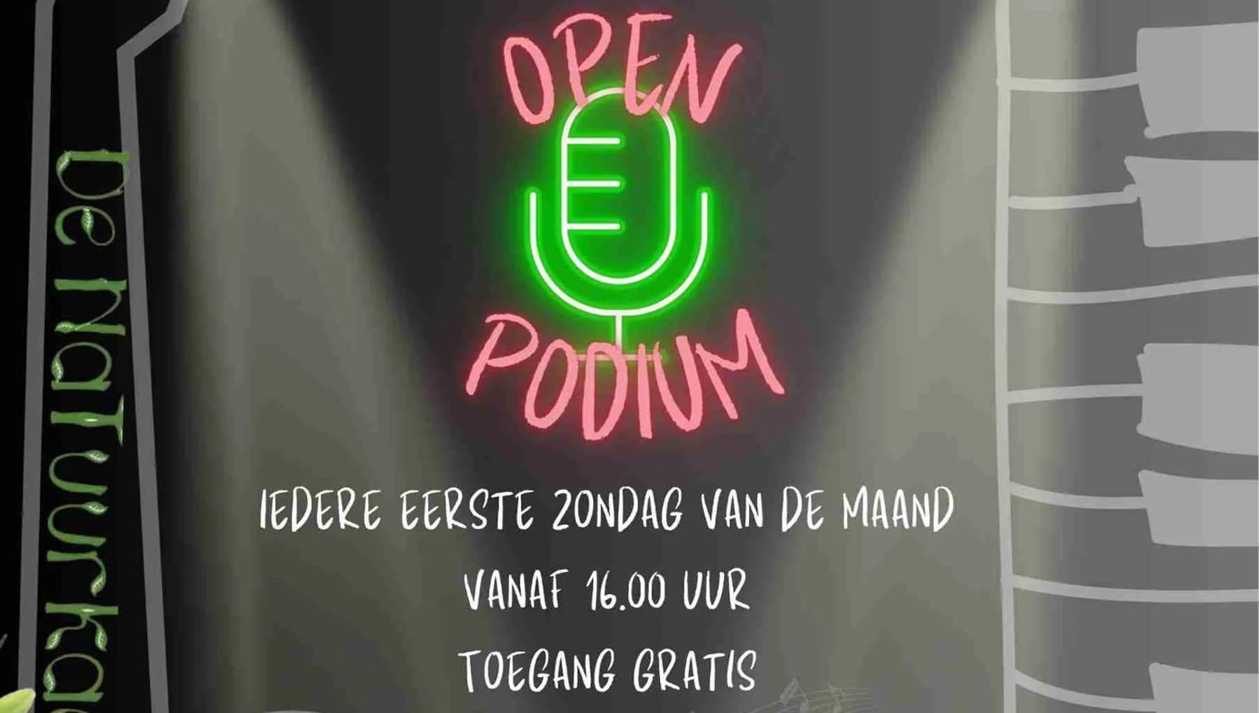 Open Podium bij de Natuurkamer