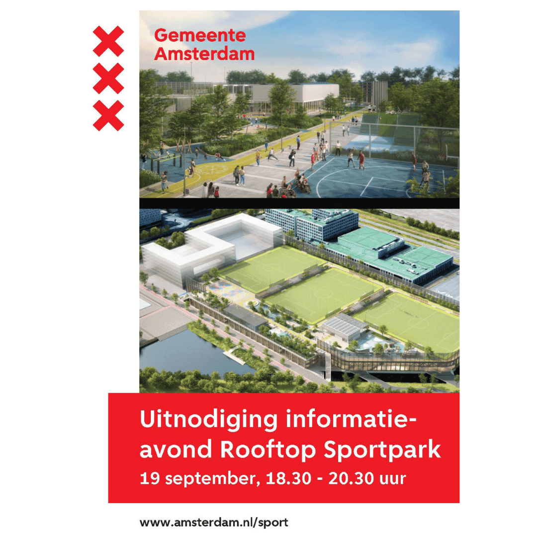 Informatiebijeenkomst 19 september Rooftop Sportpark