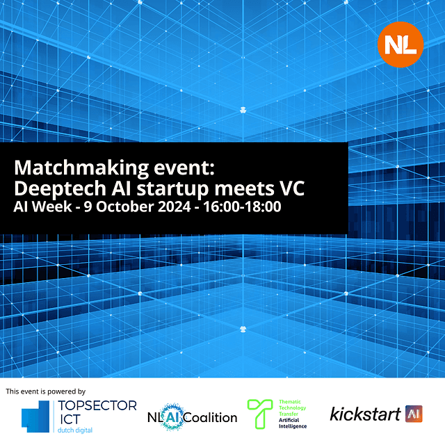 Matchmaking event: Deeptech AI startup meets VC