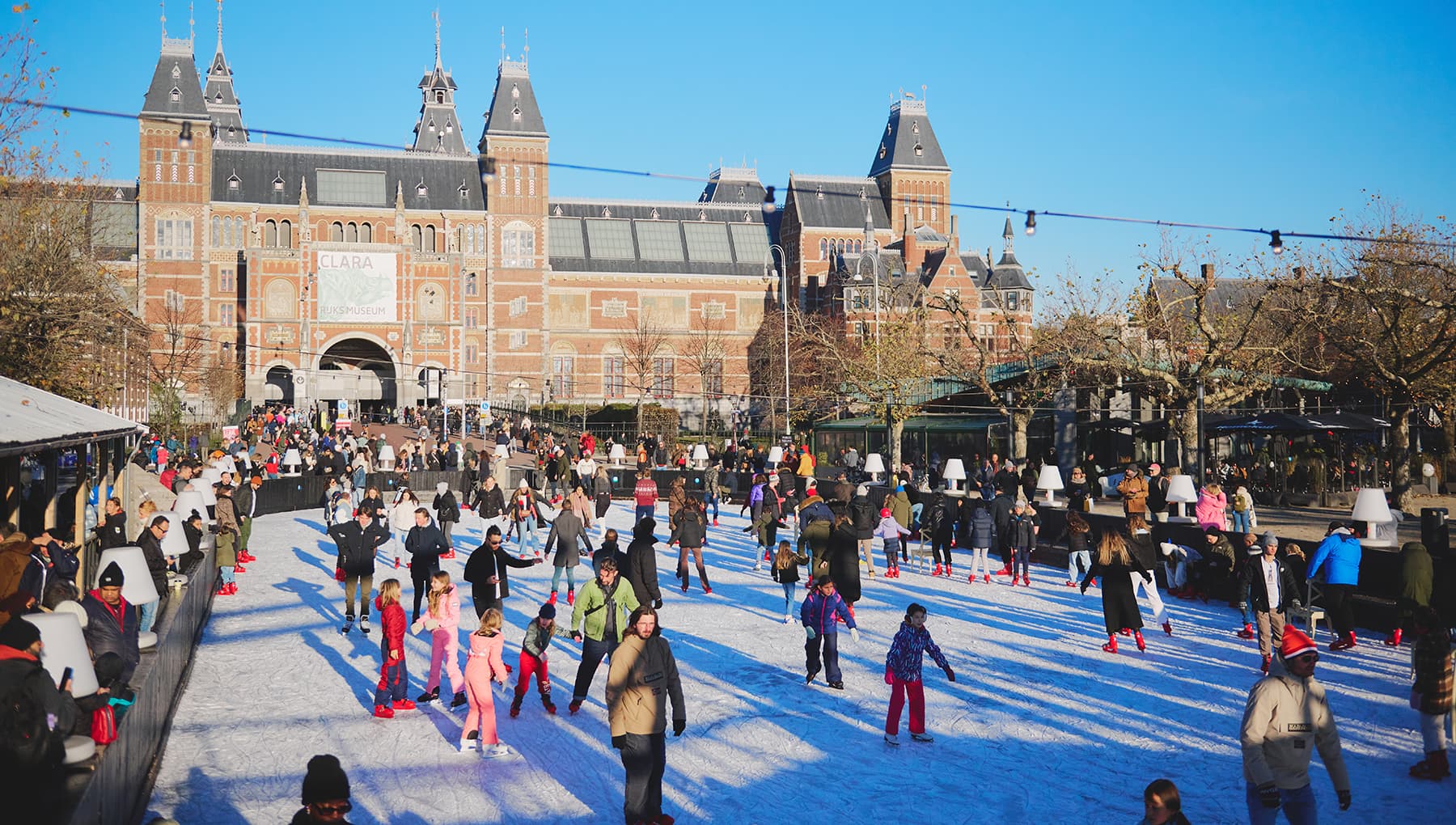 De IJsbaan op het Museumplein