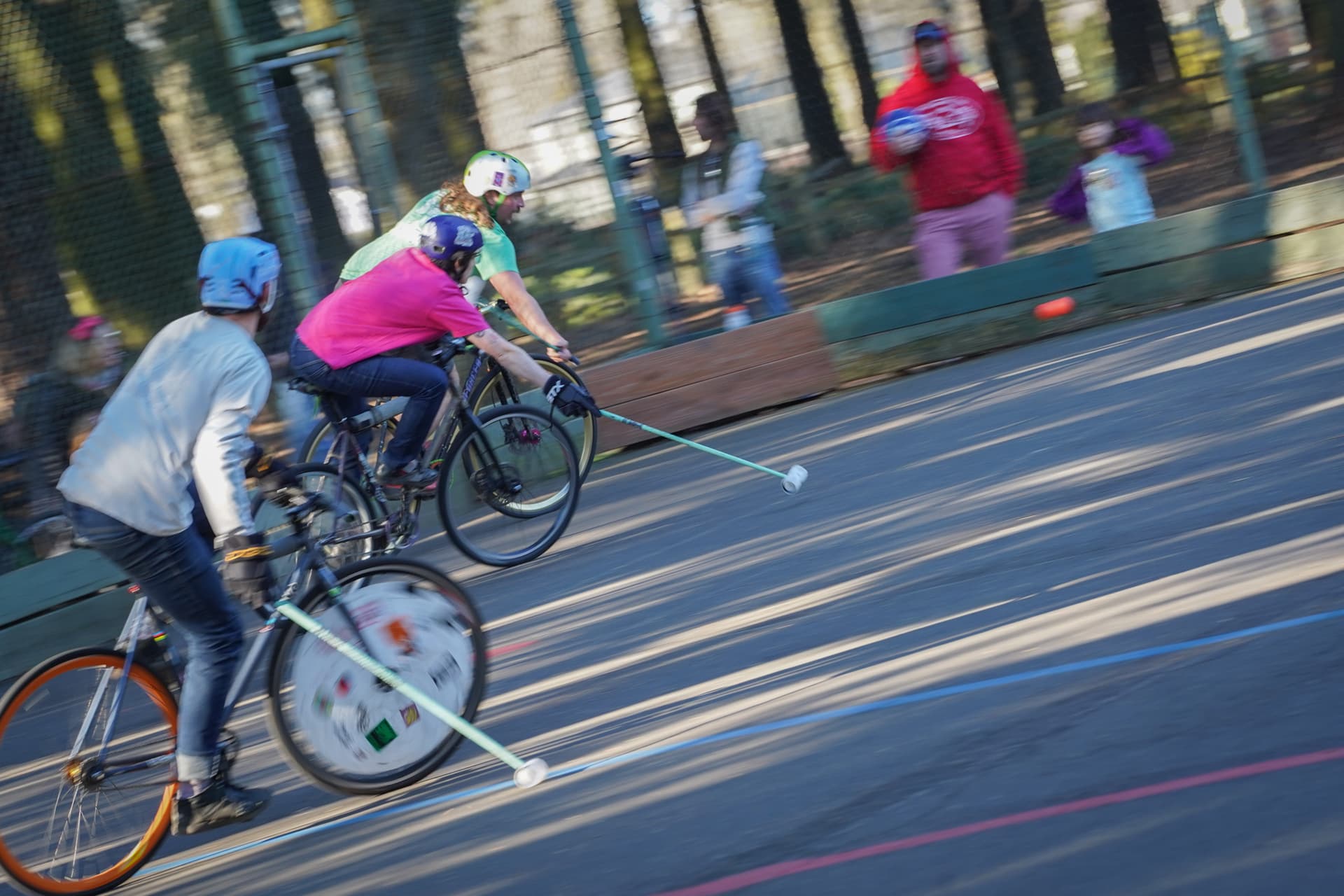 Bike polo in Amsterdam