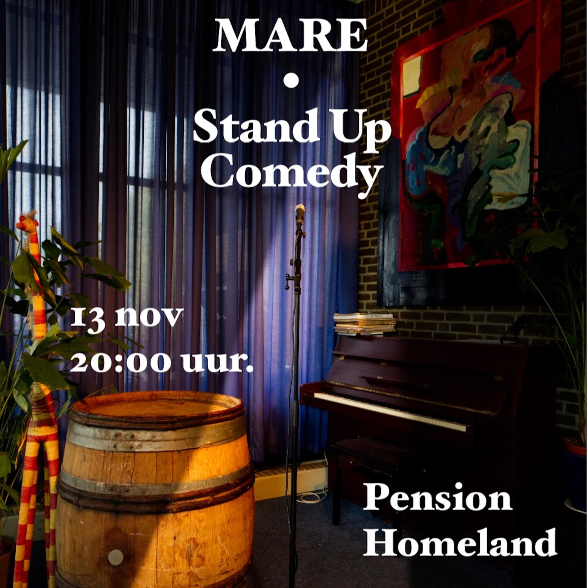 MARE - stand up comedy met Roel C. Verburg