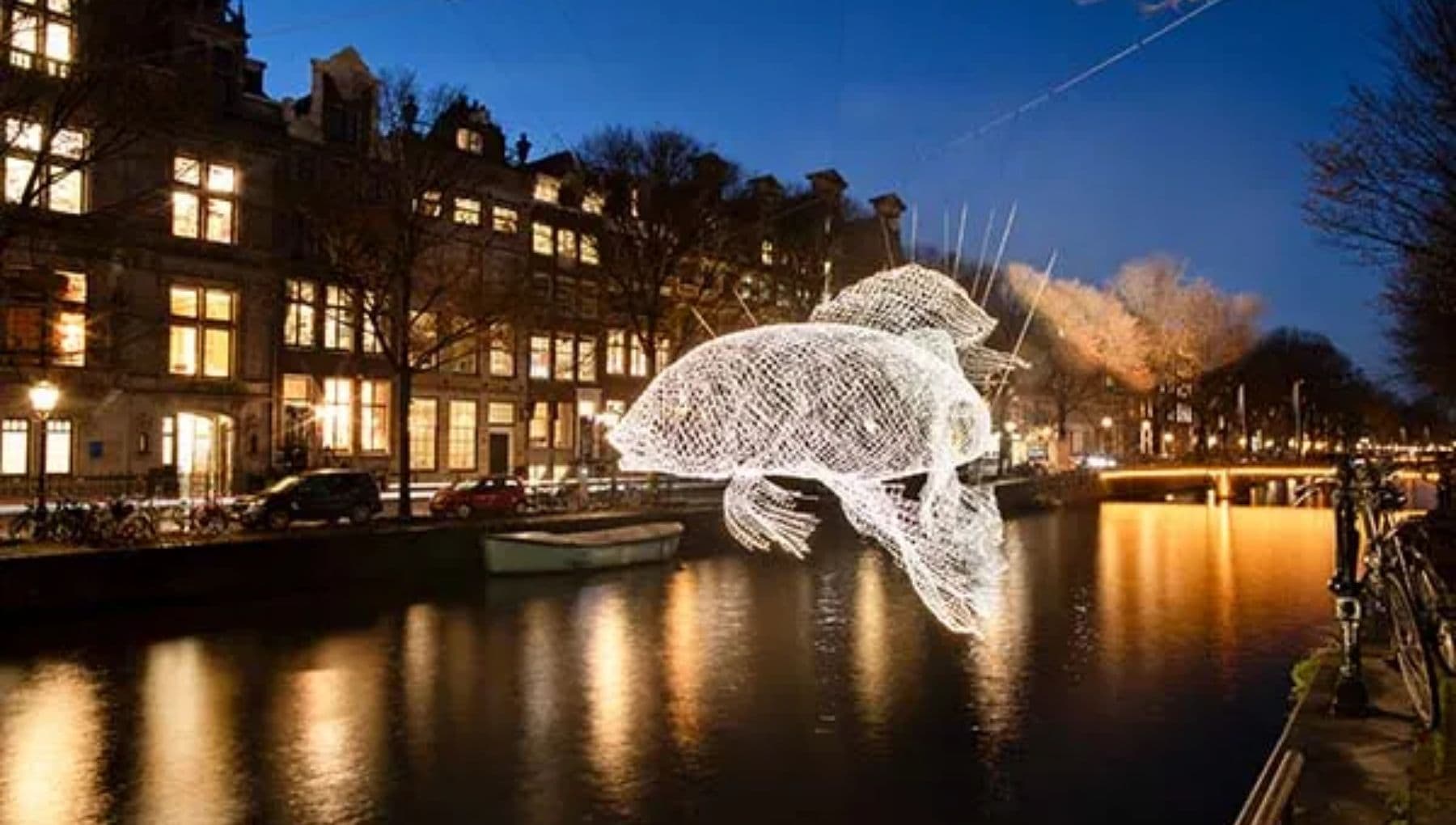 Amsterdam Light Festival Fietstour