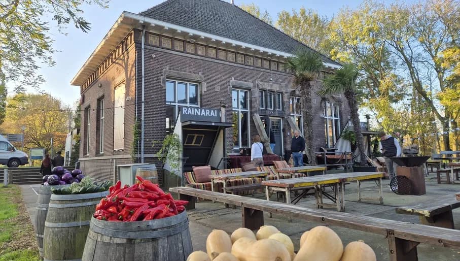 Exterior of Rainarai Algerian cafe and restaurant in Westerpark