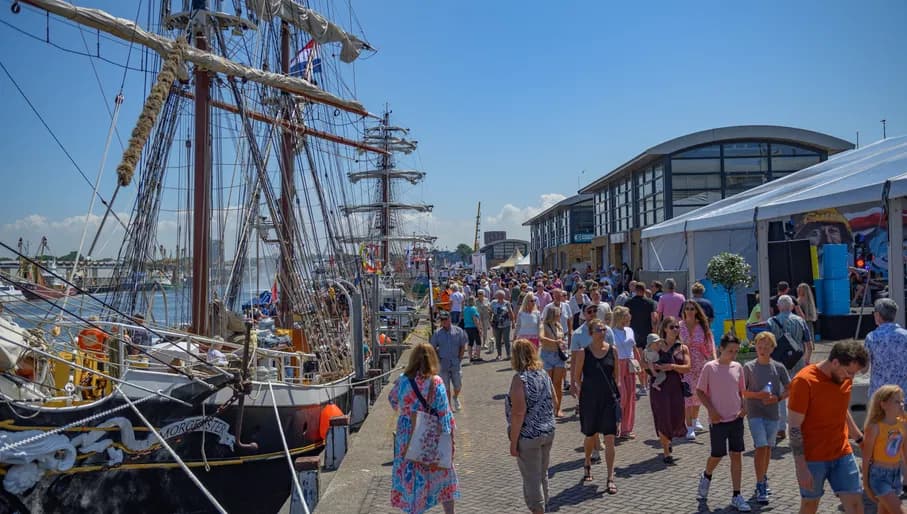 Visitors at Havenfestival IJmond 2024