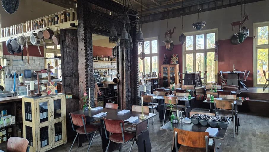 Interior of Rainarai Algerian restaurant in Westerpark