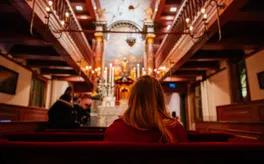 Ons Lieve Heer op Solder our lord in the attic museum church during Museumnacht 2018