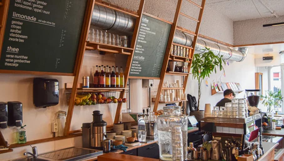 Barista bar area