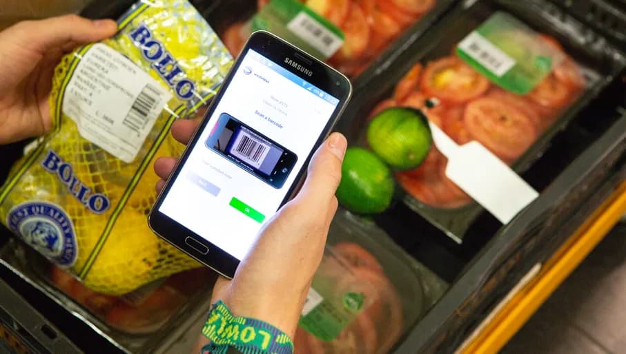 Using barcode system to discount food