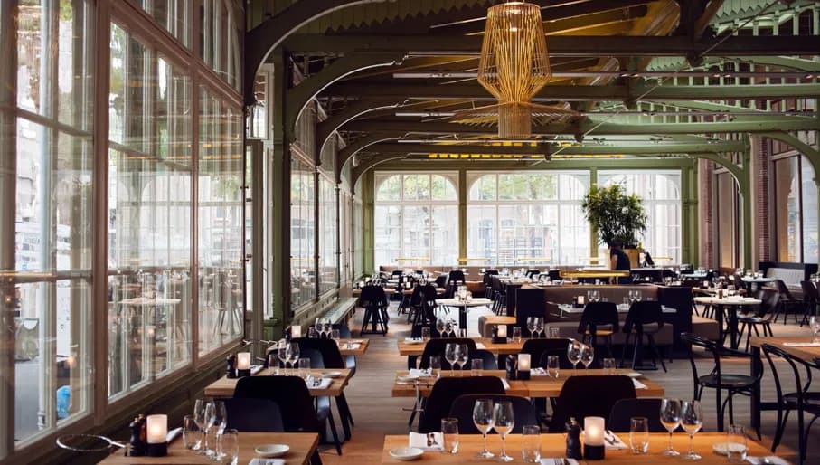 Interior of Café-Restaurant De Plantage