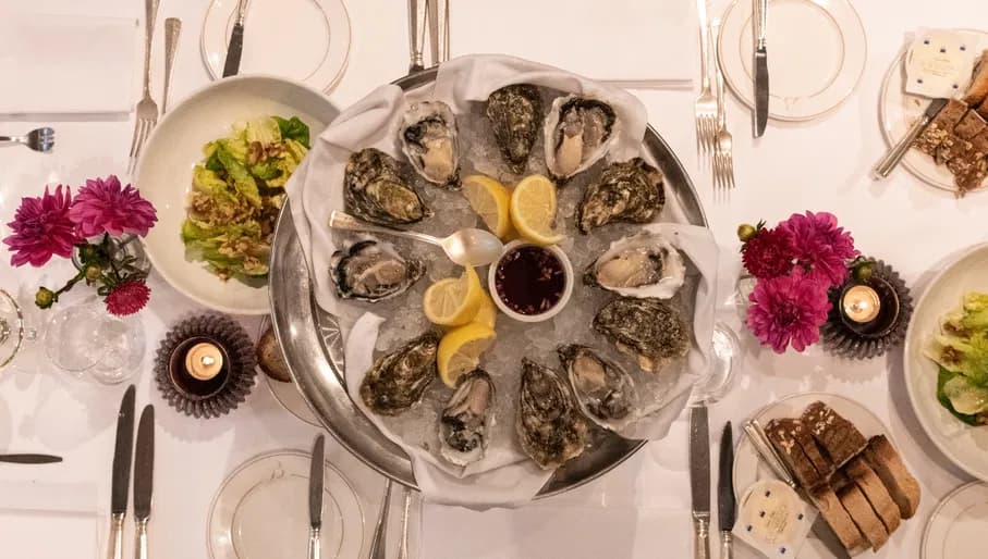 Brasserie van Baerle oysters