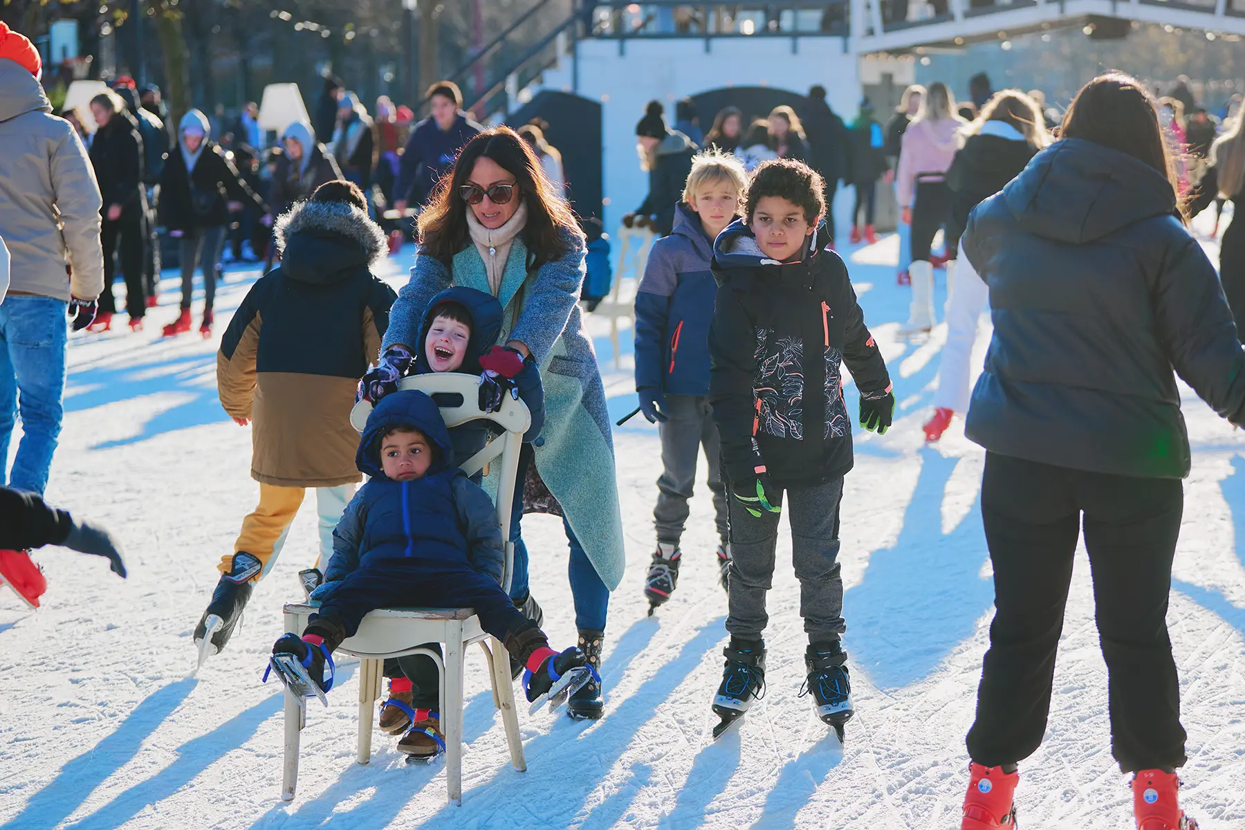 Schaatsbaan op het Museumplein