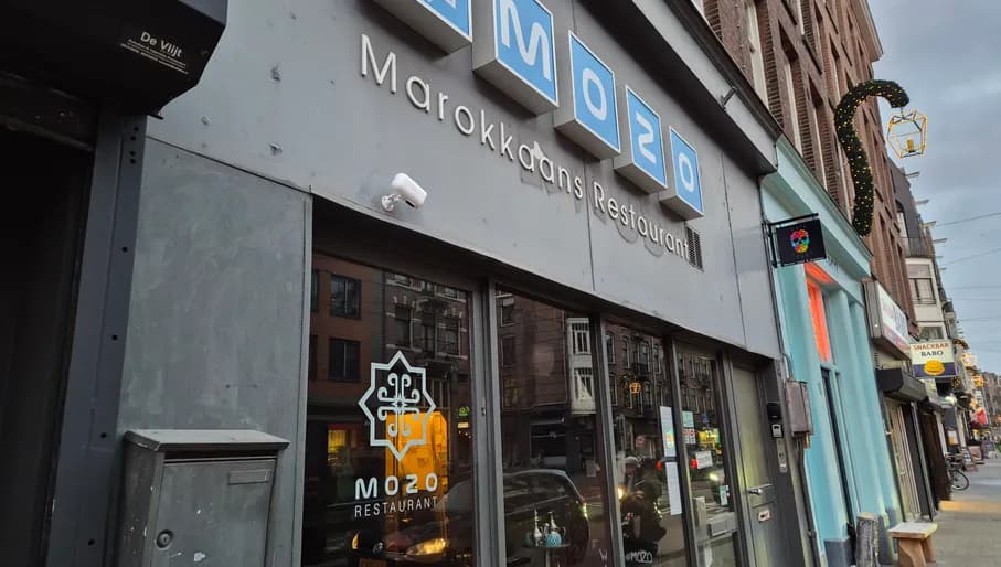 Exterior of MOZO Moroccan restaurant