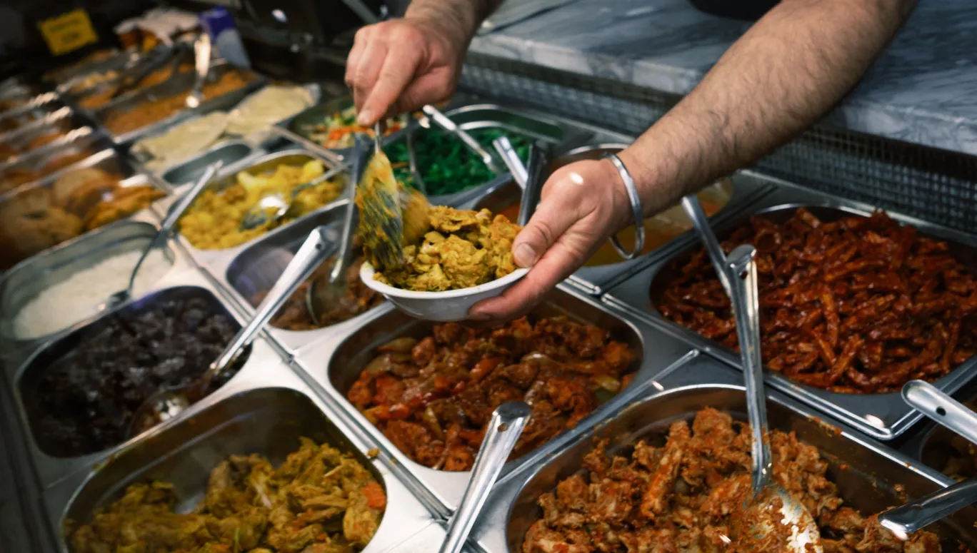 De Hapjeshoek restaurant food display