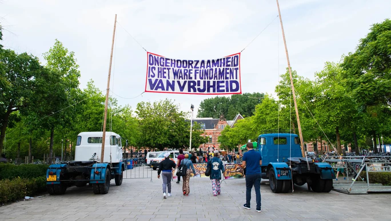 Rollende Keukens food festival entrance/exit