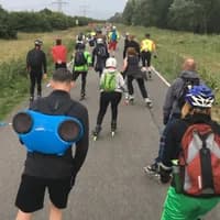 Friday Night Skate people skating through nature