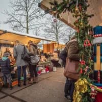 Westergas Christmas market in Westerpark.