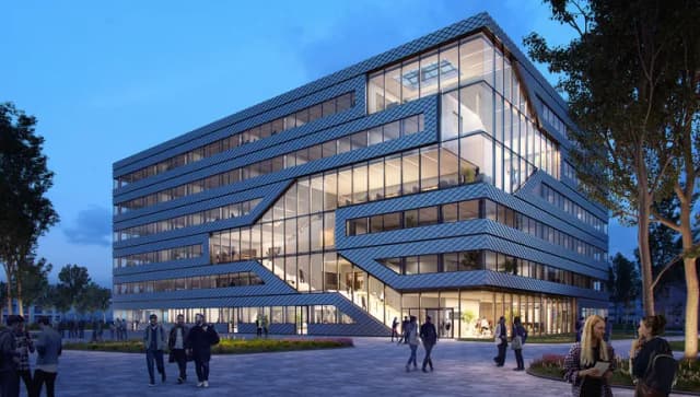 Building in Amsterdam Science Park