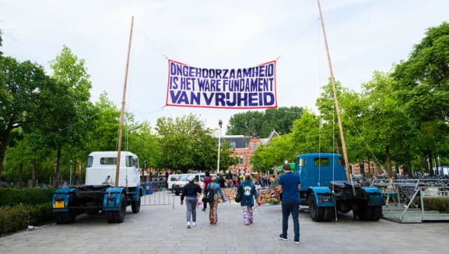 Rollende Keukens food festival entrance/exit