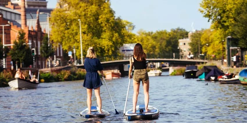 Canal SUP Amsterdam Stand Up Paddleboard Sup Supping