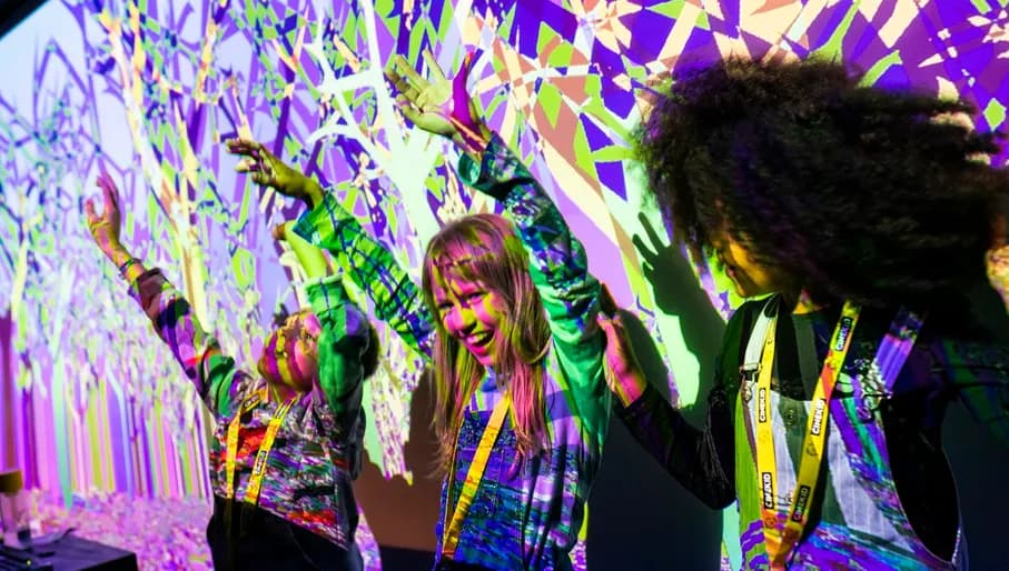 Kids at Cinekid childrens film festival