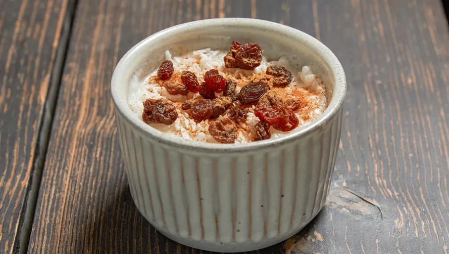 Roz li leban, Egyptian dessert at Abu Amr