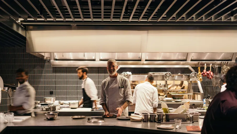 NELA chefs in kitchen