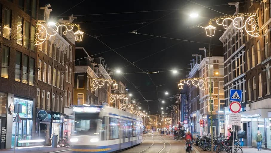 Christmas decoration City center