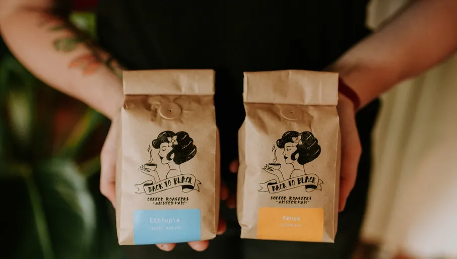 Back to Black café coffee beans