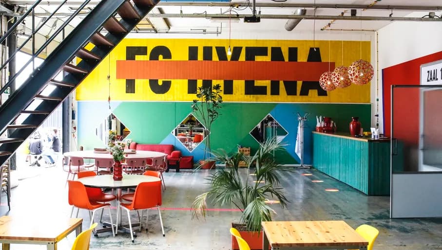 FC Hyena cinema cafe restaurant in Noord