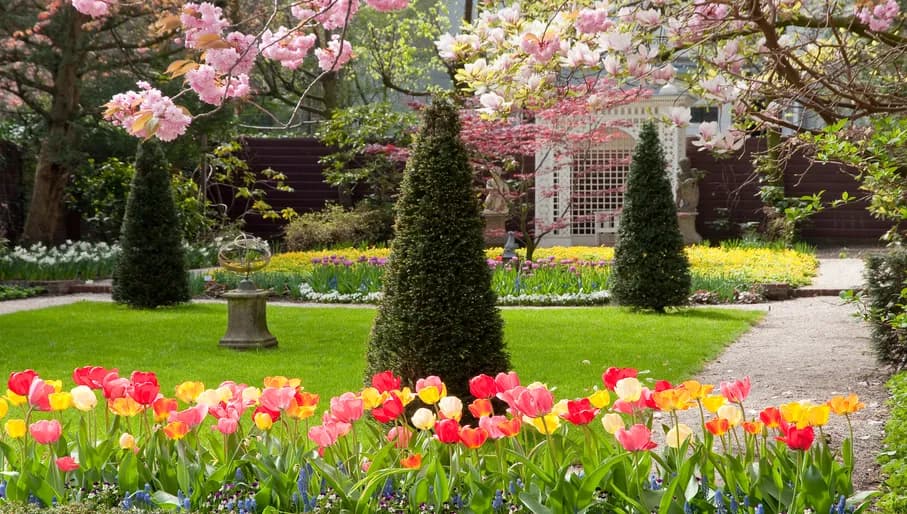 Spring at the Open Garden Days With Tulips Amsterdam